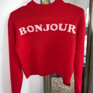 Forever 21 Bonjour Sweater